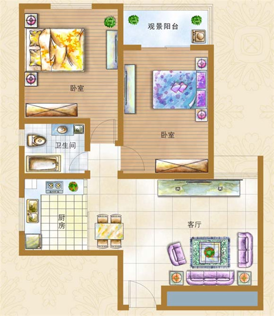 華融國際水岸E戶型